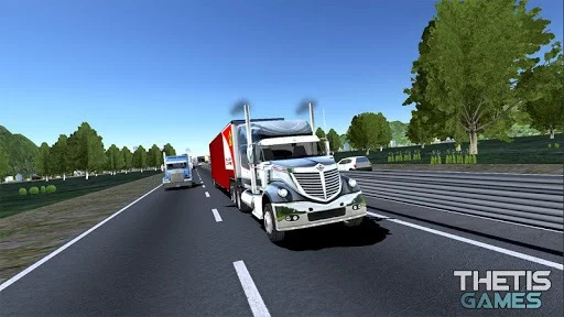 Изображение игры: Truck Simulator America 2 Free
