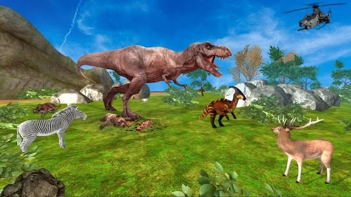 Изображение игры: Dinosaur Games Simulator 2018