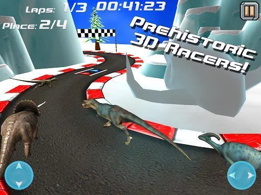 Изображение игры: Jurassic Racer Dinosaur Racing