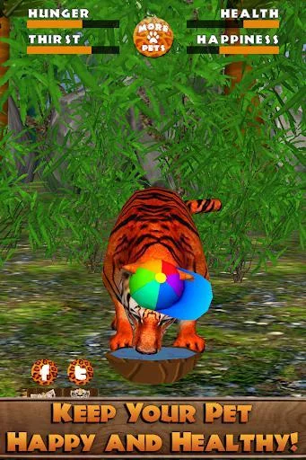 Изображение игры: Virtual Pet Tiger