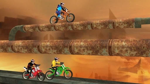 Изображение игры: Bike Racer 2018