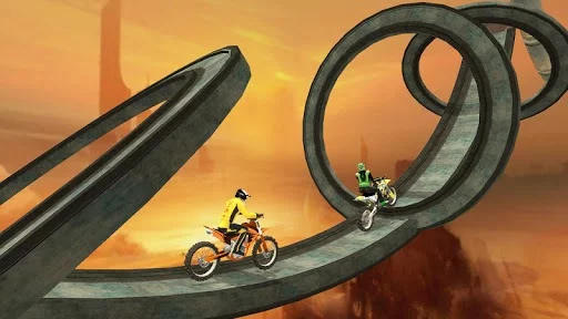 Изображение игры: Bike Racer 2018