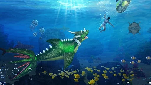 Изображение игры: Shark Dragon Simulator