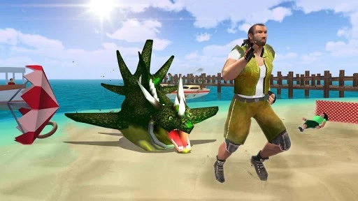 Изображение игры: Shark Dragon Simulator