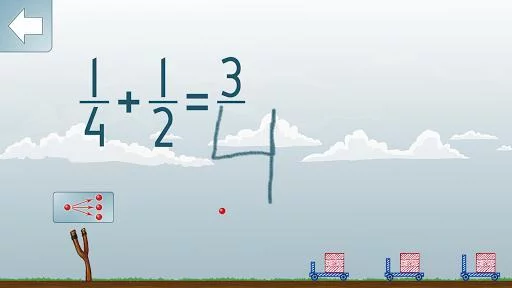 Изображение игры: Adding Fractions Math Game