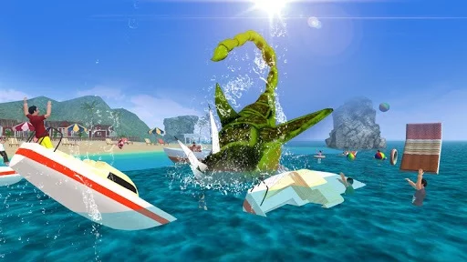 Изображение игры: Shark Dragon Simulator