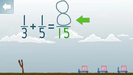 Изображение игры: Adding Fractions Math Game