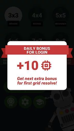 Изображение игры: Binary Grid - Math game