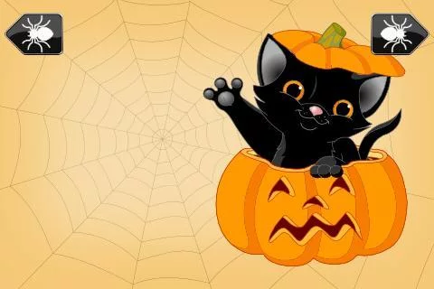 Изображение игры: Kids Halloween Shape Puzzles
