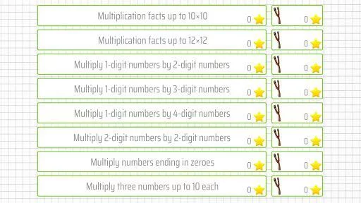 Изображение игры: Fourth grade Math - Multiplication