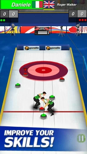 Изображение игры: Curling 3D