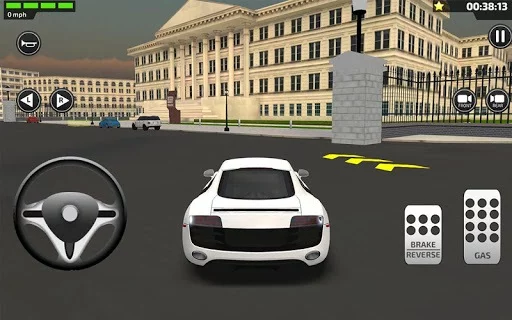 Изображение игры: 3D Car Driving Simulator - President Donald Trump