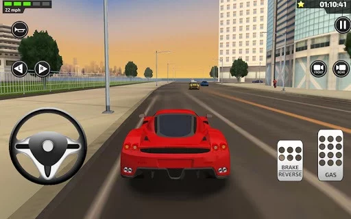 Изображение игры: 3D Car Driving Simulator - President Donald Trump