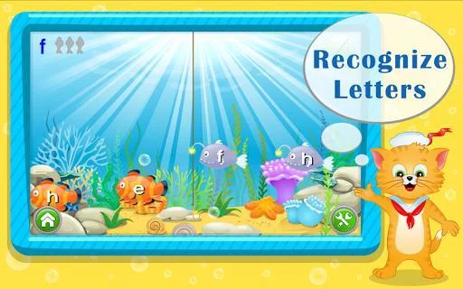 Изображение игры: Learn ABC Letters with Captain Cat