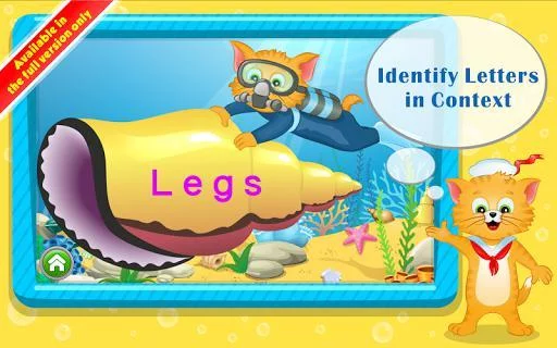 Изображение игры: Learn ABC Letters with Captain Cat