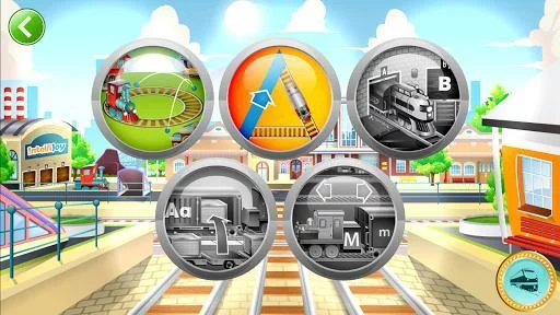 Изображение игры: Learn Letter Names and Sounds with ABC Trains