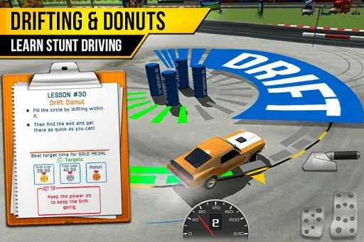 Изображение игры: Driving School Test Car Racing