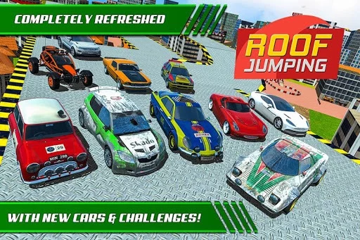 Изображение игры: Roof Jumping Car Parking Games