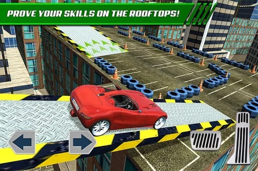 Изображение игры: Roof Jumping Car Parking Games