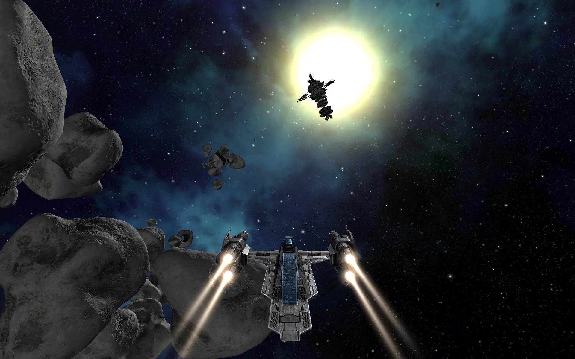Изображение игры: Vendetta Online (3D Space MMO)