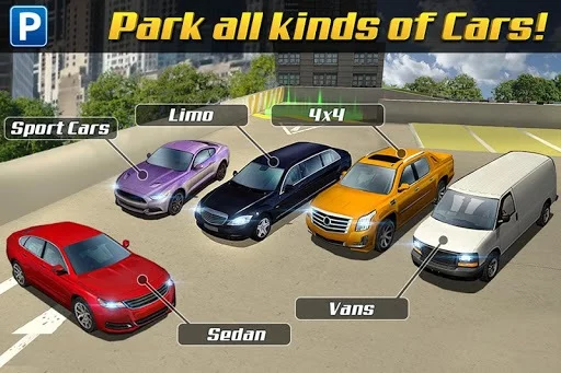 Изображение игры: Multi Level 3 Car Parking Game