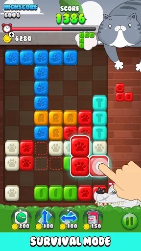 Изображение игры: Block puzzle: Catris