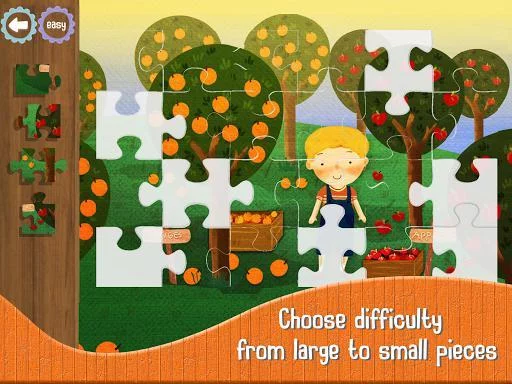 Изображение игры: Kids Jigsaw Puzzles: Farm Animals & Vehicles