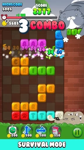 Изображение игры: Block puzzle: Catris