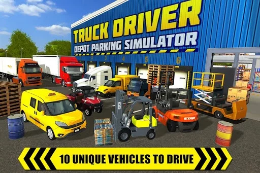 Изображение игры: Truck Driver: Depot Parking Simulator