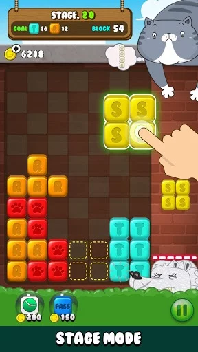 Изображение игры: Block puzzle: Catris