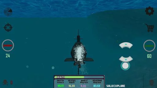 Изображение игры: Submarine Sim MMO