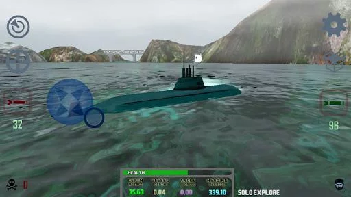 Изображение игры: Submarine Sim MMO