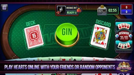 Изображение игры: Gin Rummy Online