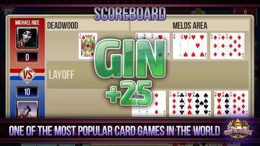 Изображение игры: Gin Rummy Online