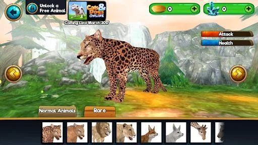 Изображение игры: Animal Sim Online: Big Cats 3D