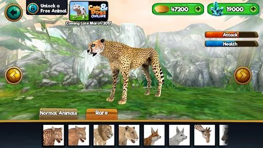 Изображение игры: Animal Sim Online: Big Cats 3D