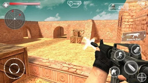 Изображение игры: SWAT Counter Shoot