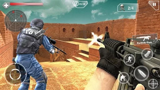 Изображение игры: SWAT Counter Shoot