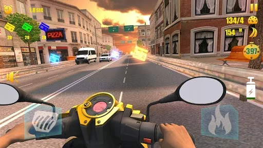 Изображение игры: Racing Moto 3D