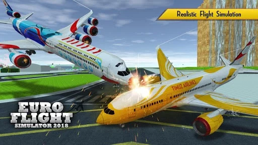 Изображение игры: Euro Flight Simulator 2018