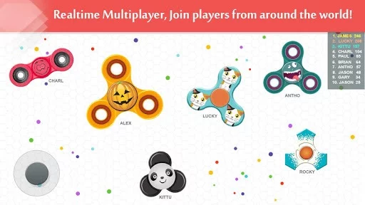 Изображение игры: Fidget Spinner .io Game