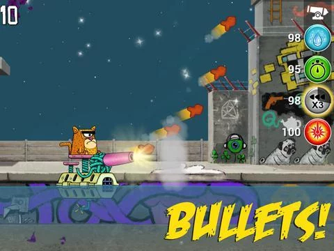 Изображение игры: Spunge Invaders