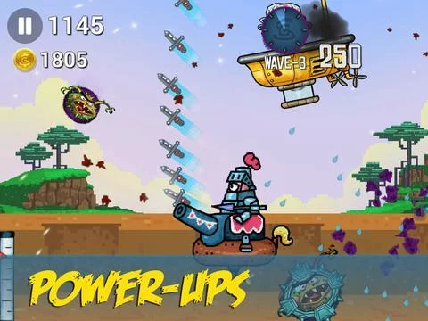 Изображение игры: Spunge Invaders