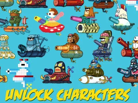 Изображение игры: Spunge Invaders
