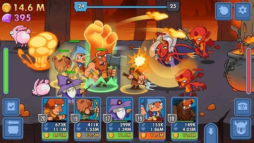 Изображение игры: Semi Heroes: Idle Battle RPG