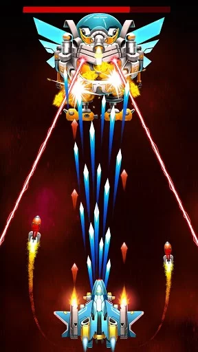 Изображение игры: Strike Galaxy Attack: Alien Space Chicken Shooter