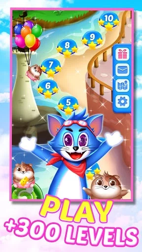 Изображение игры: Tomcat Pop: New Bubble Shooter