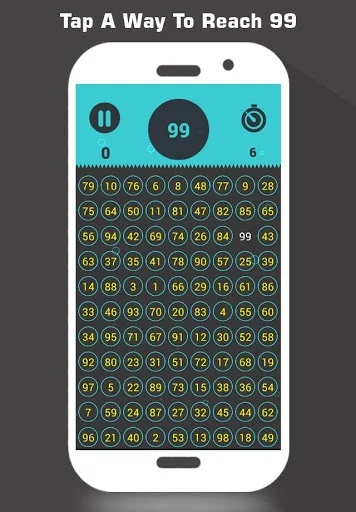 Изображение игры: Tap 99 Number - Touch Game