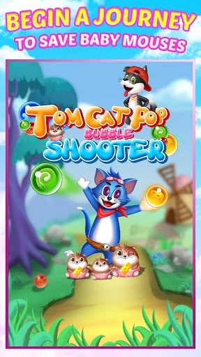 Изображение игры: Tomcat Pop: New Bubble Shooter