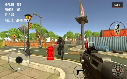 Изображение игры: Counter Attack Terrorist City